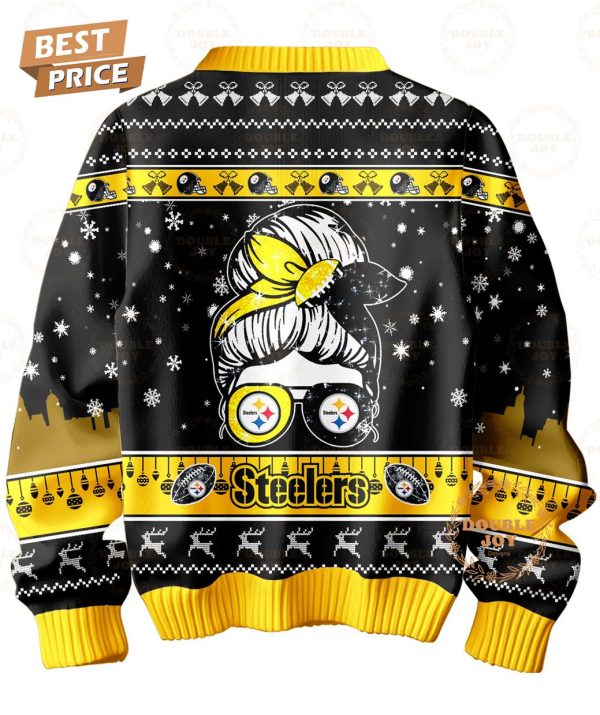 Pittsburgh Steelers Smart Woman Loves Her Christmas Sweater