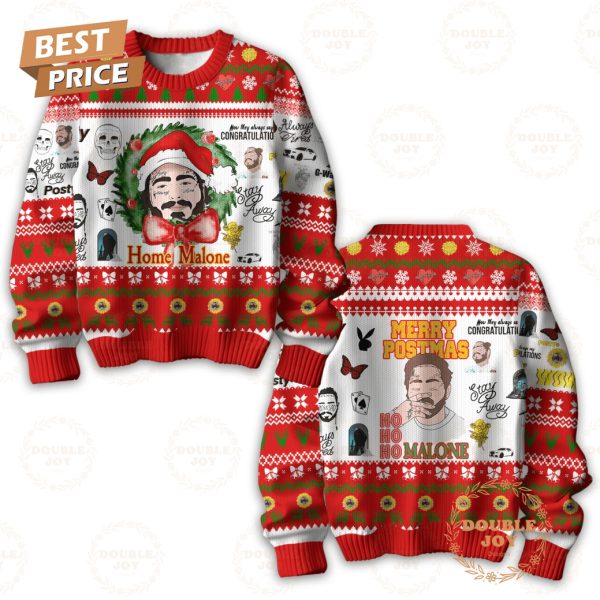 Post Malone Home Malone Christmas Sweater