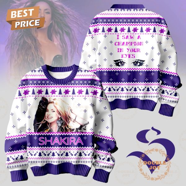 Shakira I Saw A Champion In Your Eyes Christmas Sweater