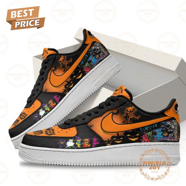 Grateful Dead Rock Band One More Halloween Night 2024 Air Force 1 Sneakers