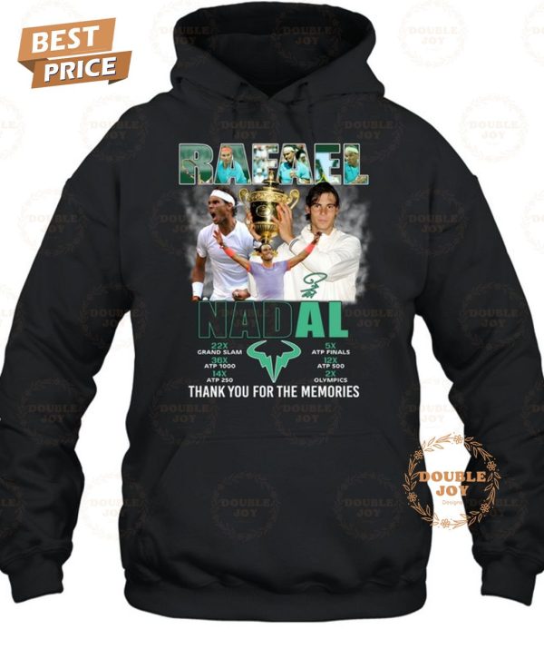 Rafael Nadal Thank You For The Memories 2024 2D T-Shirt