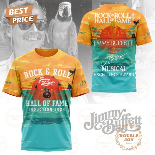 Rock & Roll Jimmy Buffett Hall Of Fame Induction 2024 T-Shirt, Hoodie