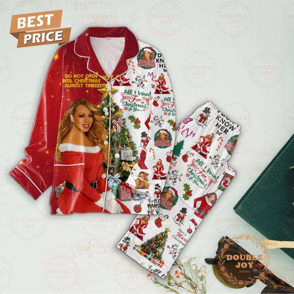 Mariah Carey Do Not Open Until Christmas It’s Almost Timeeee!!! Pajamas Set