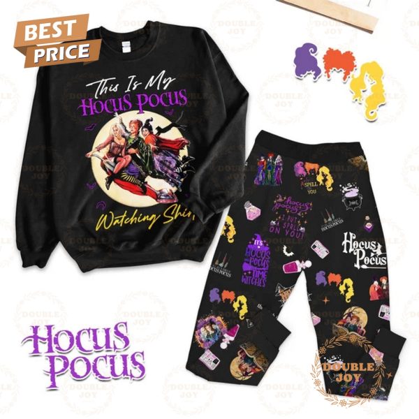 This Is My Hocus Pocus Film Watching Fleece Pajamas Set