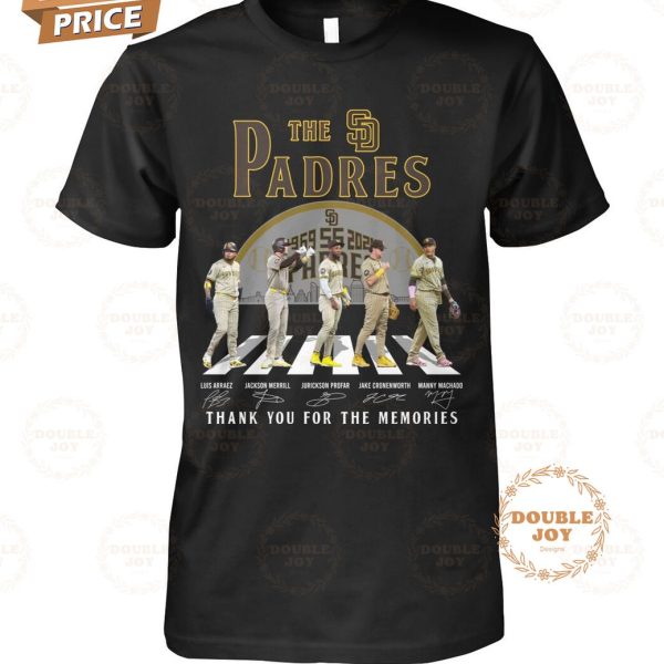 San Diego Padres 55th 1969-2024 Thank You For The Memories T-Shirt