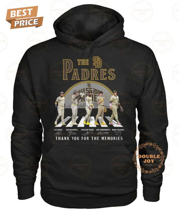 San Diego Padres 55th 1969-2024 Thank You For The Memories T-Shirt