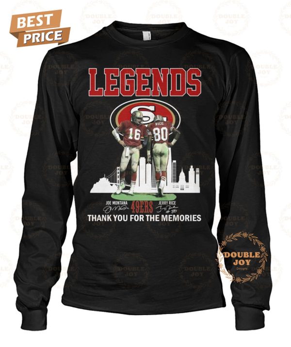 San Francisco 49ers Legends Thank You For The Memories T-Shirt