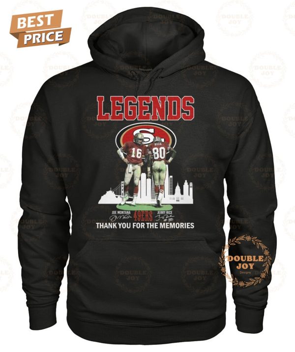 San Francisco 49ers Legends Thank You For The Memories T-Shirt