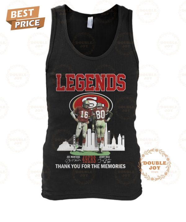 San Francisco 49ers Legends Thank You For The Memories T-Shirt