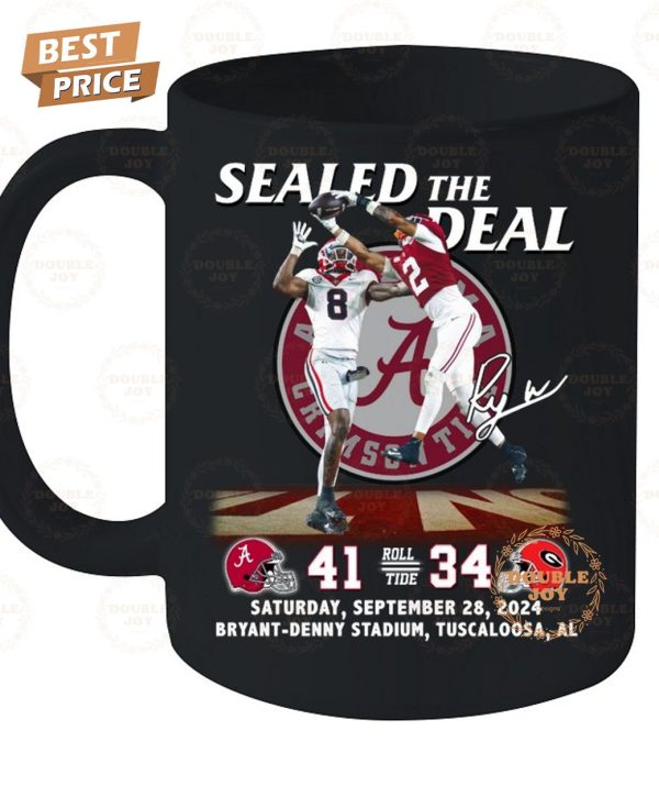 Sealed The Deal Alabama Crimson Tide  41 34 Georgia Bulldogs Saturday, September 28, 2024 Bryant-Denny Stadium, Tuscaloosa, AL T-Shirt