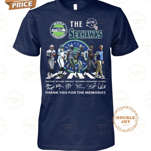 Seattle Seahawks 50th Anniversary 1976-2026 Thank You For The Memories T-Shirt