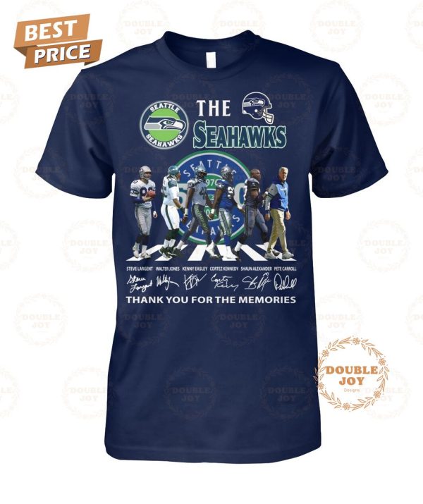 Seattle Seahawks 50th Anniversary 1976-2026 Thank You For The Memories T-Shirt