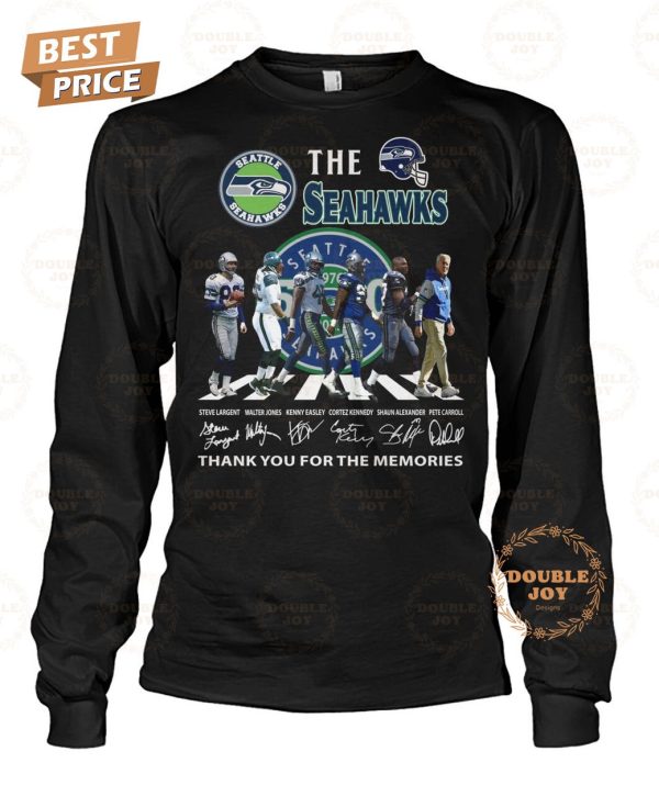 Seattle Seahawks 50th Anniversary 1976-2026 Thank You For The Memories T-Shirt