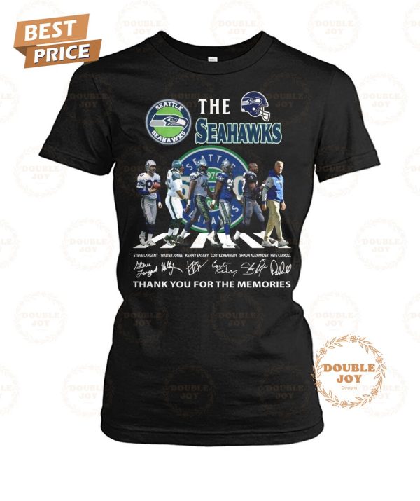 Seattle Seahawks 50th Anniversary 1976-2026 Thank You For The Memories T-Shirt