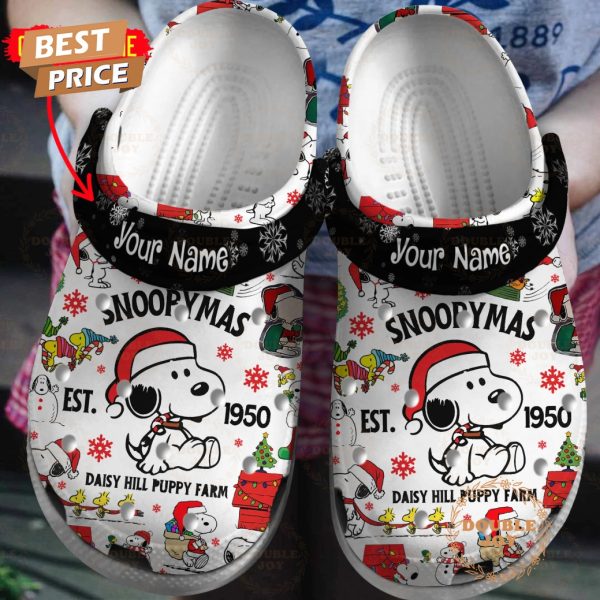 Snoopymas EST 1950 Daisy Hill Puppy Farm Custom Name Crocs