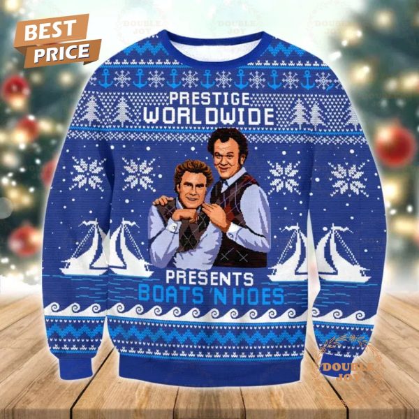 Step Brothers Film Prestige Worldwide Presents Boats’nhoes Merry Christmas Sweater