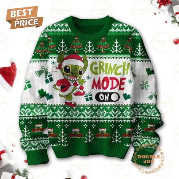 Stitch Grinch Mode On Sweater