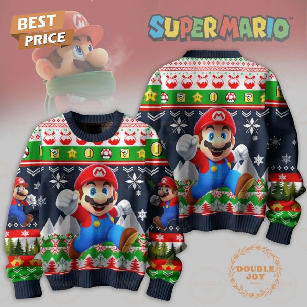 Super Mario Merry Christmas 2024 Sweater