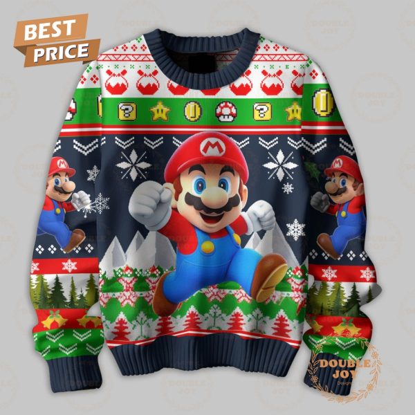 Super Mario Merry Christmas 2024 Sweater