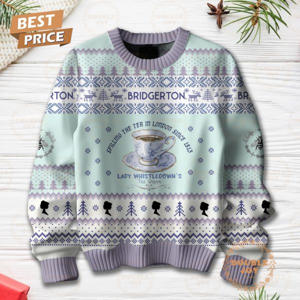 Bridgerton Spilling The Tea In London Since 1813 Lady Whistledown’s Tea Shoppe Sweater