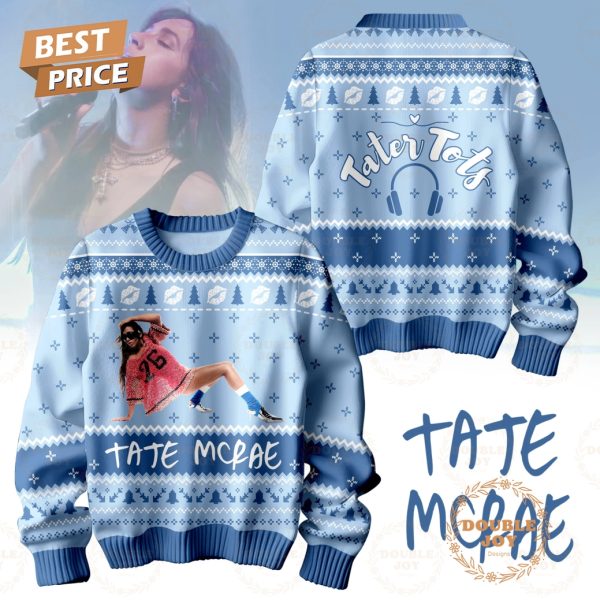 Tate McRae Tate Tots Merry Christmas Sweater