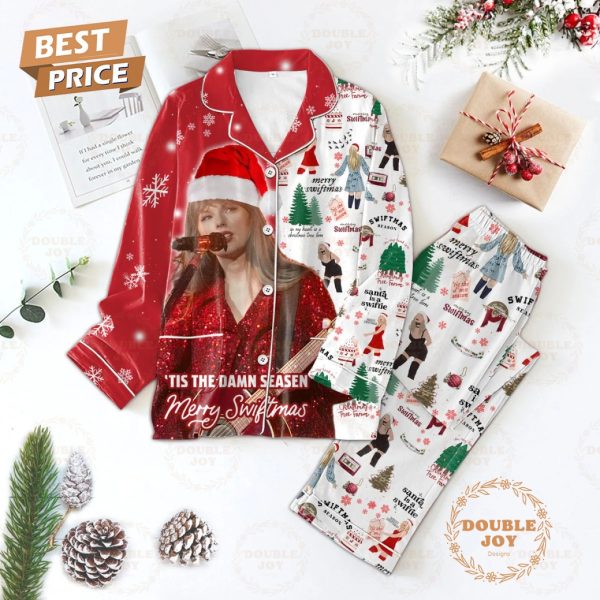 Taylor Swift ‘Tis The Damn Seasen Merry Swiftmas Pajamas Set