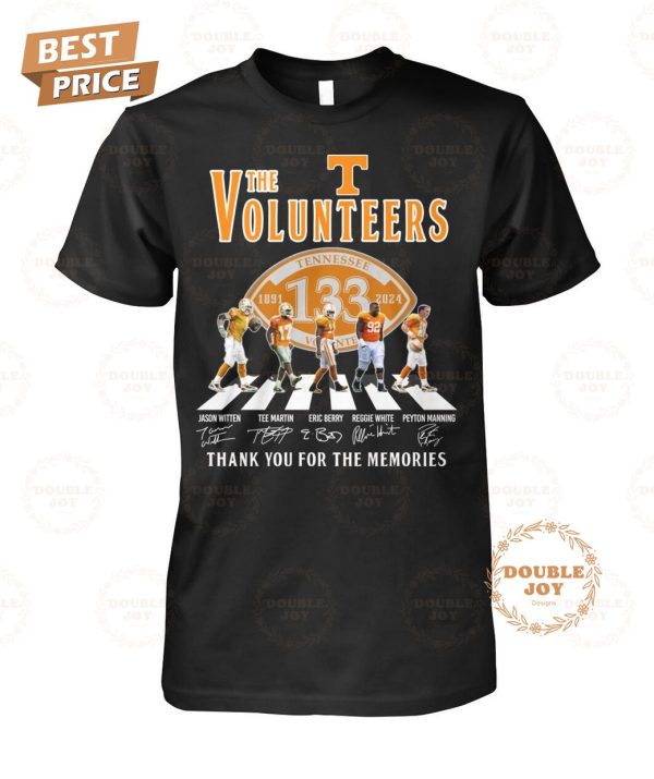 Tennessee Volunteers 133th 1891-2024 Thank You For The Memories T-Shirt