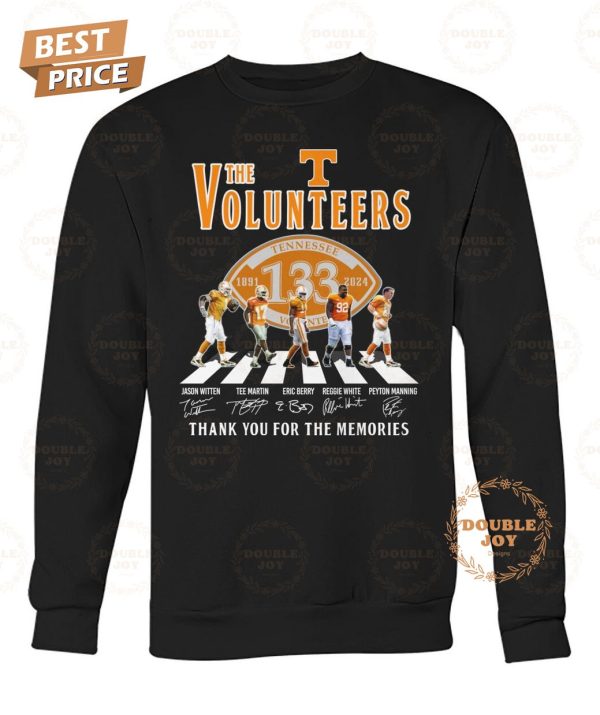 Tennessee Volunteers 133th 1891-2024 Thank You For The Memories T-Shirt