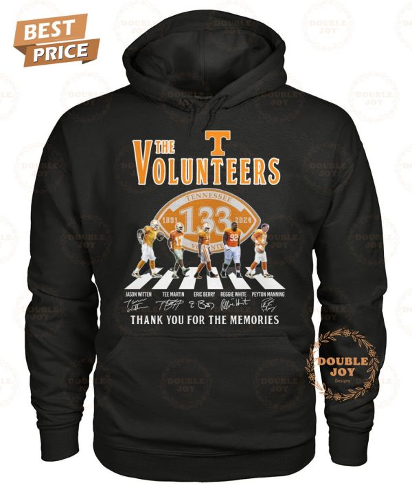 Tennessee Volunteers 133th 1891-2024 Thank You For The Memories T-Shirt