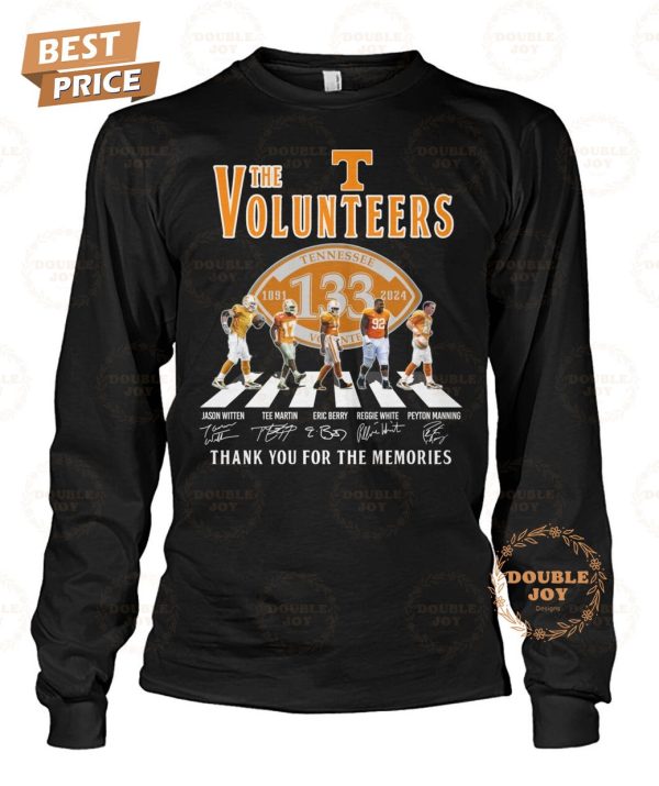 Tennessee Volunteers 133th 1891-2024 Thank You For The Memories T-Shirt