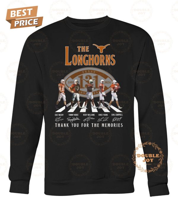 Texas Longhorns 131th 1893-2024 Thank You For The Memories 2D T-Shirt