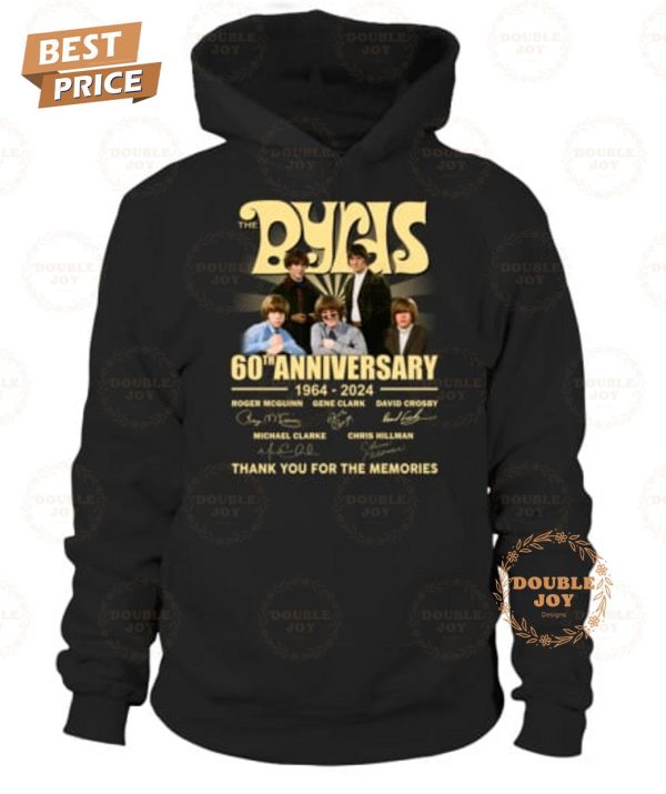 The Byrds 60th Anniversary 1964-2024 Thank You For The Memories T-Shirt