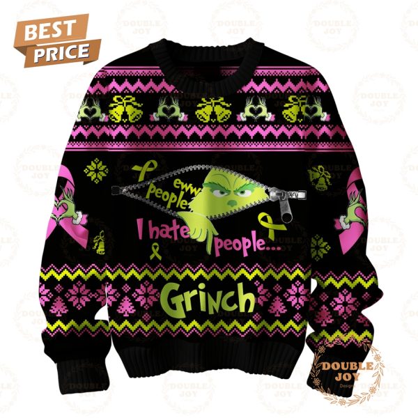 The Grinch I Hate People… Sweater – Black