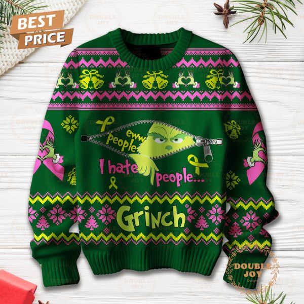 The Grinch I Hate People… Sweater – Green