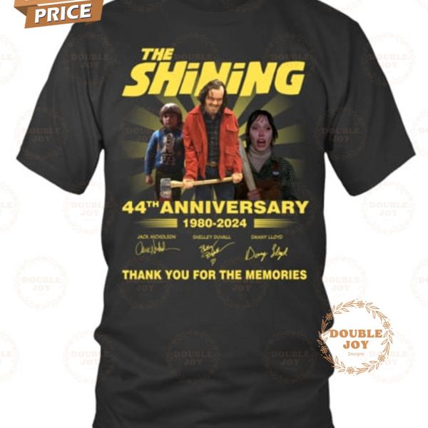 The Shining 44th Anniversary 1980-2024 Thank You For The Memories T-Shirt