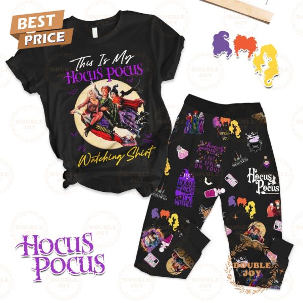 This Is My Hocus Pocus Film Watching Fleece Pajamas Set