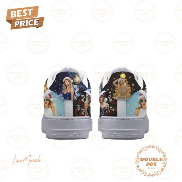 Taylor Swift Merry Swiftmas 2024 Air Force 1 Sneakers