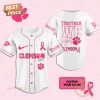 Together We Fight Detroit Lions Custom Name Baseball Jersey