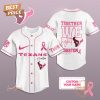 Together We Fight San Francisco 49ers Custom Name Baseball Jersey