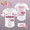 Together We Fight Houston Texans Custom Name Baseball Jersey