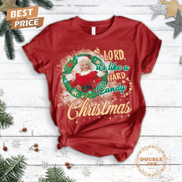 Dolly Parton Lord It’s Like A Hard Candy Christmas Fleece Pajamas Set