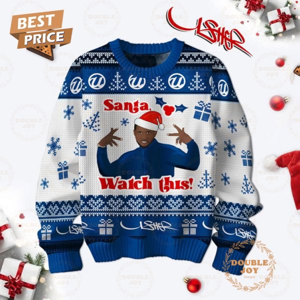 Usher Santa Watch This! Sweater