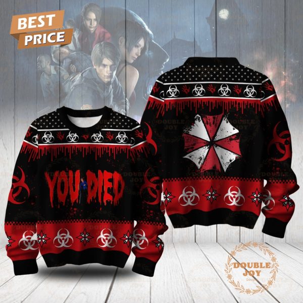 Resident Evil “You Died” Christmas Sweater