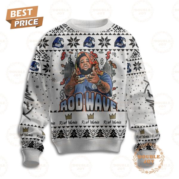 Rod Wave Merry Xmas 2024 Custom Name Sweater