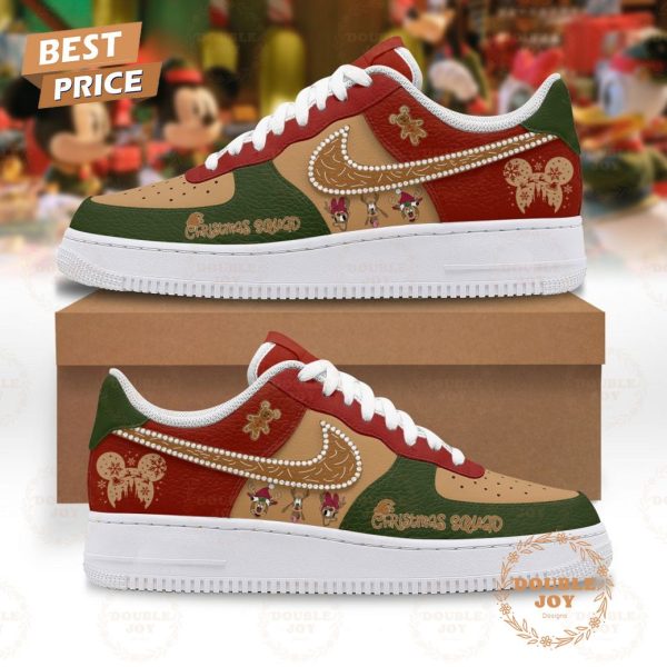 Mickey Mouse Clubhouse Christmas Air Force 1 Sneakers