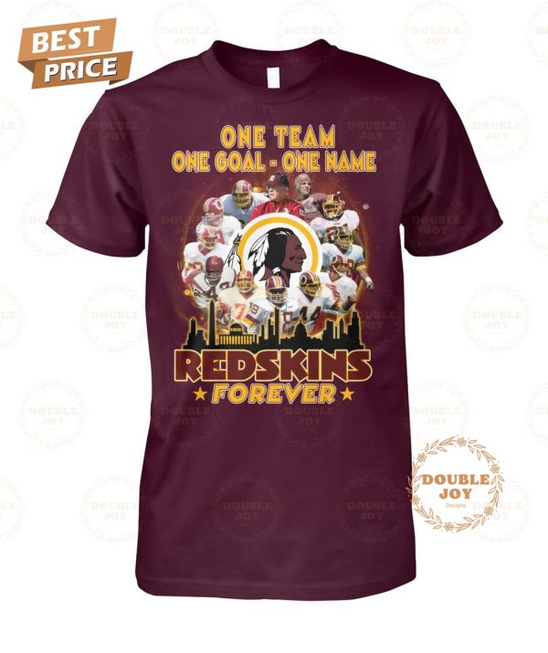 Washington Commanders One Team One Goal One Name Forever T-Shirt