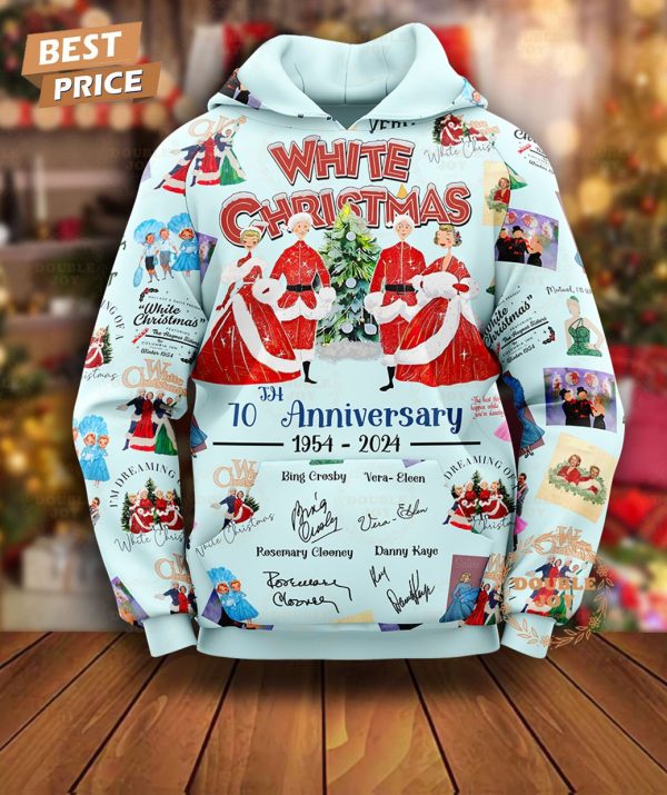 White Christmas 70th Anniversary 1954-2024 Hoodie