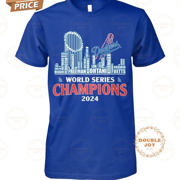 World Series Champions 2024 Los Angeles Dodgers T-Shirt