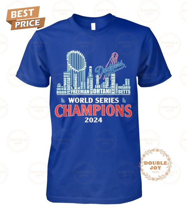 World Series Champions 2024 Los Angeles Dodgers T-Shirt