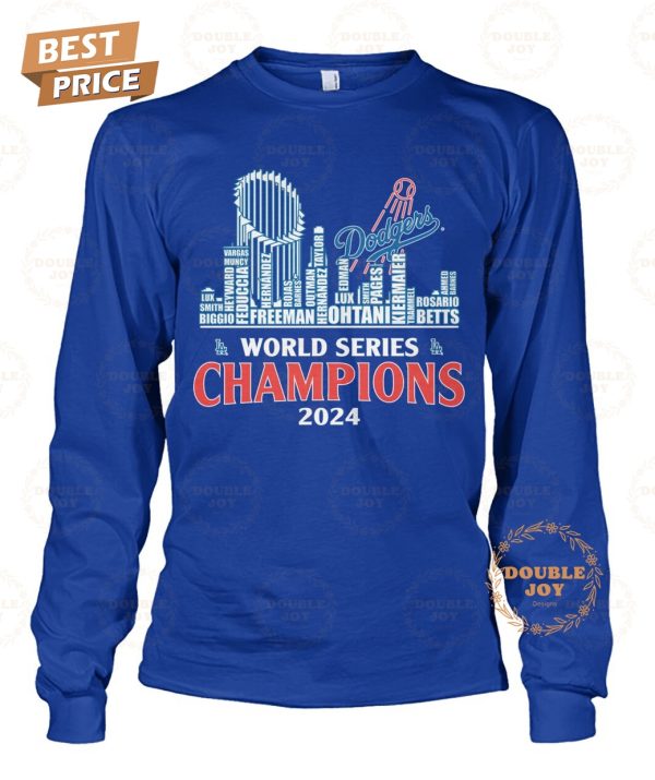 World Series Champions 2024 Los Angeles Dodgers T-Shirt